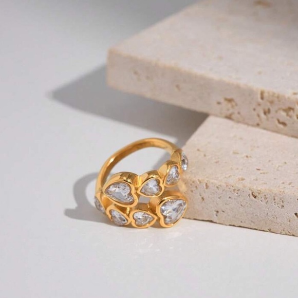 Anthropologie Jewelry - Heart Ring Q608